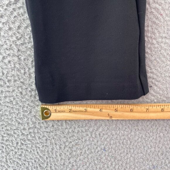 Chicos Pants Womens 2.5 US 14 Black So Slimming Juliet Side Vent Ankle Stretch - Picture 10 of 11